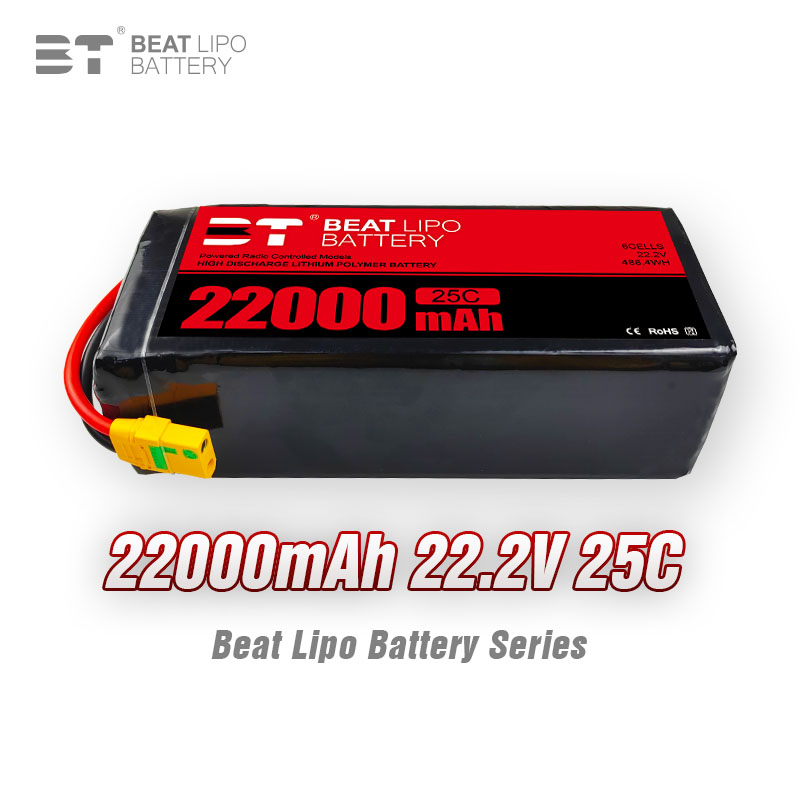 UAV Lipo-celbatterij 22,2 Volt - Drone Battery 6S recensie en prijs