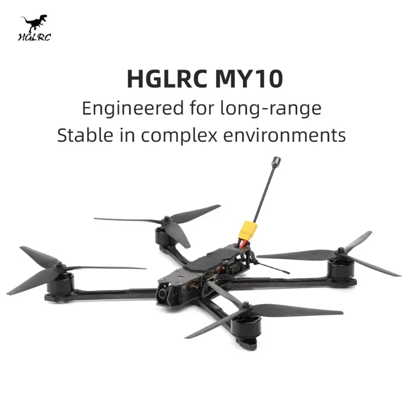 HGLRC MY10 Long Range FPV Dron - Drone Battery 6S recensie en prijs