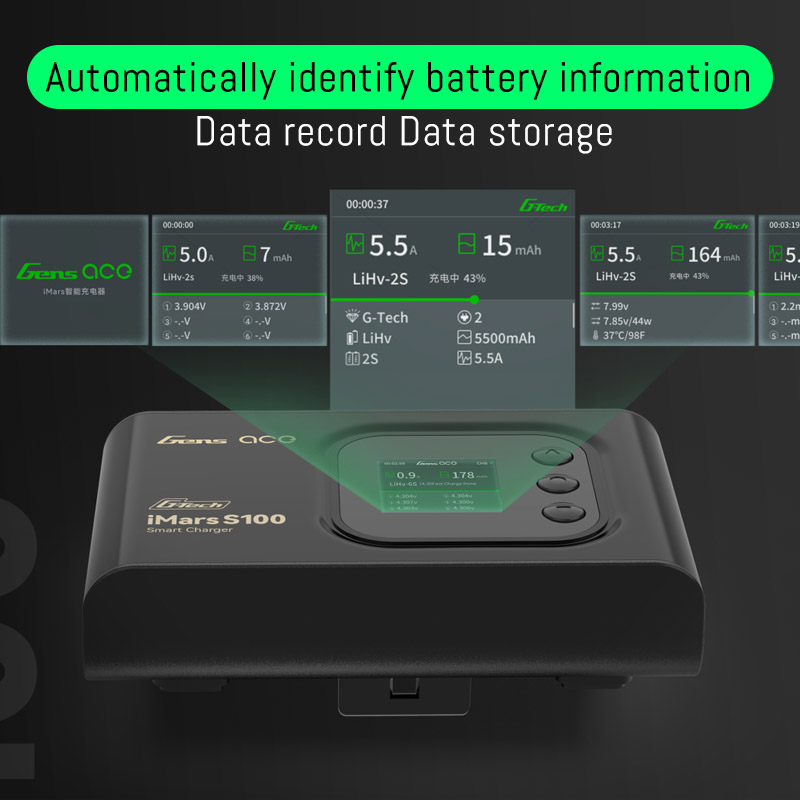 GensAce iMars S100 G-Tech Smar - Drone Battery Smart recensie en prijs